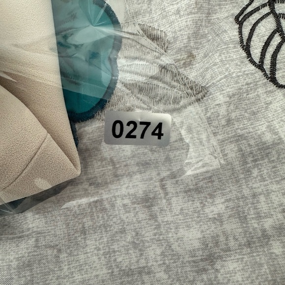 Alice + Olivia Dress Women’s 6 Cream Palmira Tiered Crepe Mini Sleeveless - Picture 9 of 9